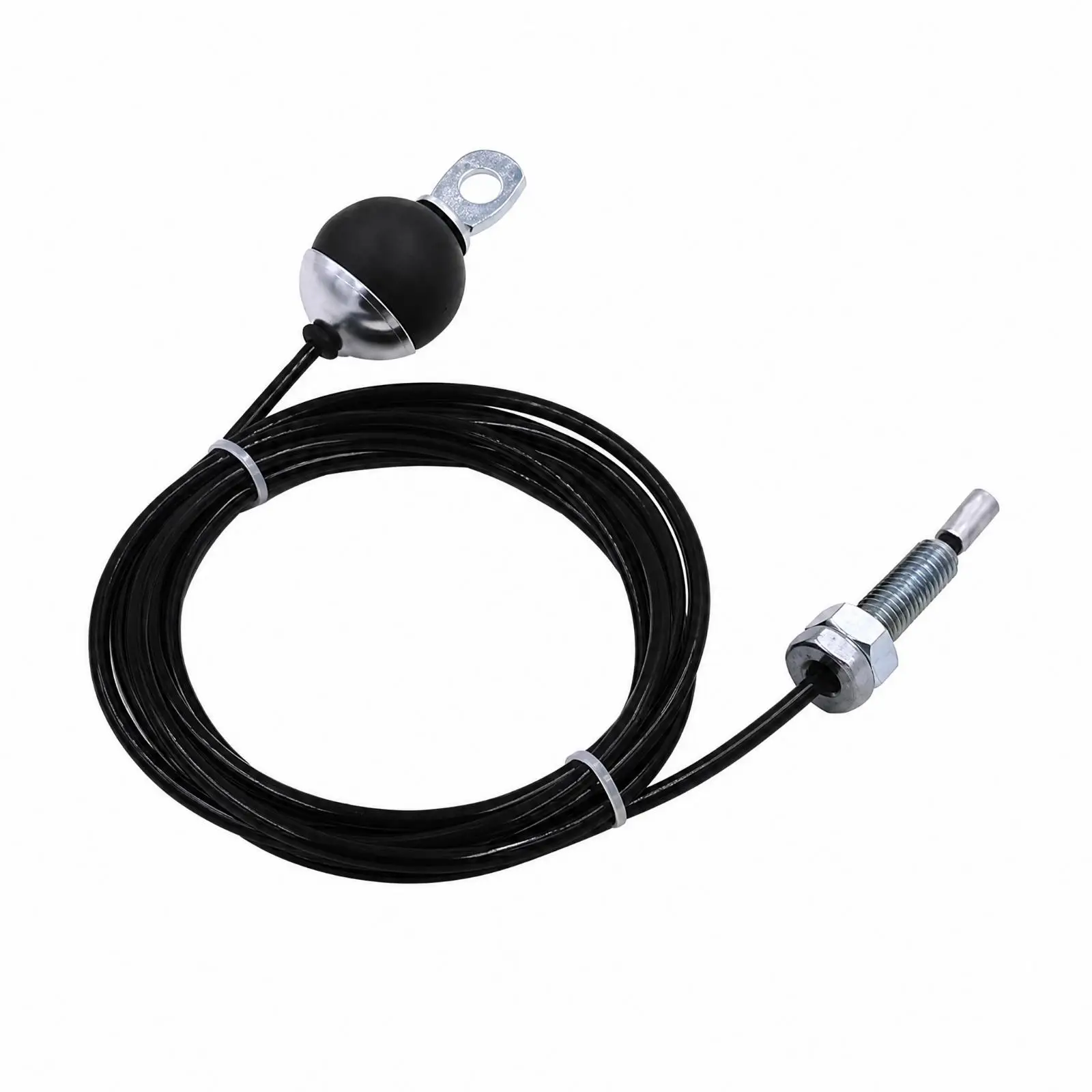 Coated Steel Fitness Cable with Eyelet and Threaded Rod Wear-Resistant Home Gym