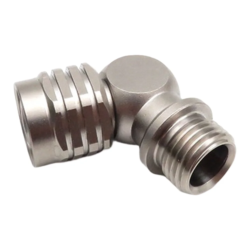 Ti Metal Alloy Scuba Regulator Connector Swivel Hose Adapter for 2nd Stage with 90 Degree and 110 Degree Options