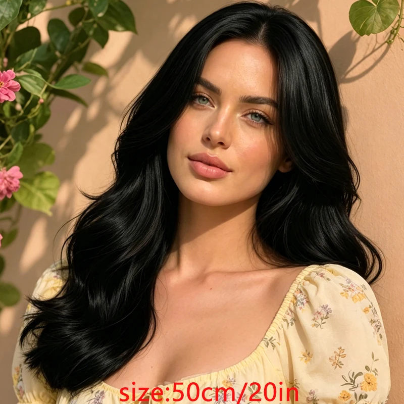 Women's High-Temperature Resistant Synthetic Wavy Wig