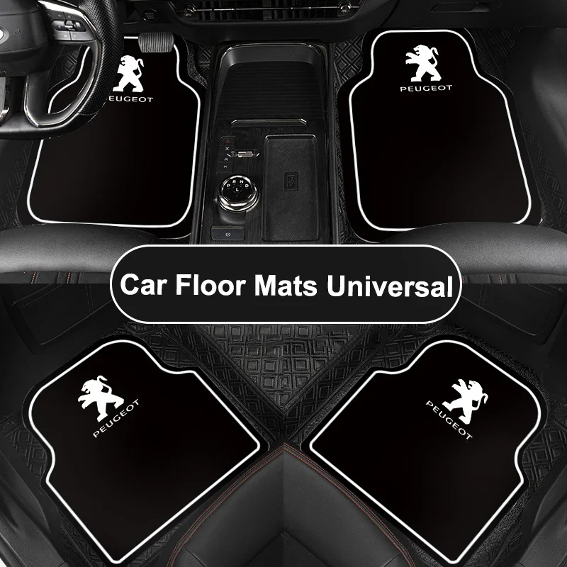 For Peugeot 206 307 308 3008 207 208 407 508 2008 5008 107 106 Car Floor Mat Front & Rear Diatomaceous Earth Floor Mat Interior