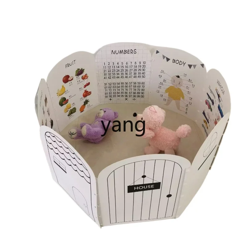 

CX early education cognitive three-dimensional card game fence house screen alphanumeric pinyin color animal