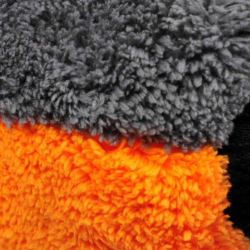 Soft Car Washing Gloves Double-sided Fleece Microfiber Chenille Drying Cloth Car Body Window Tire Cleaning Glove Thicken