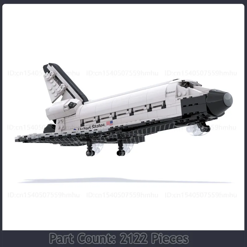 MOC Space Shuttle Model Building Block Technology Bricks Small Particles UCS Collection Series Science Educational Toy Gift