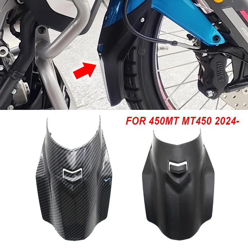 

For CFMOTO 450MT MT450 CF 450 MT 2024 2025 Motorcycles Front Fender Extender Mudguard Extension Splash Guard Tire Hugge