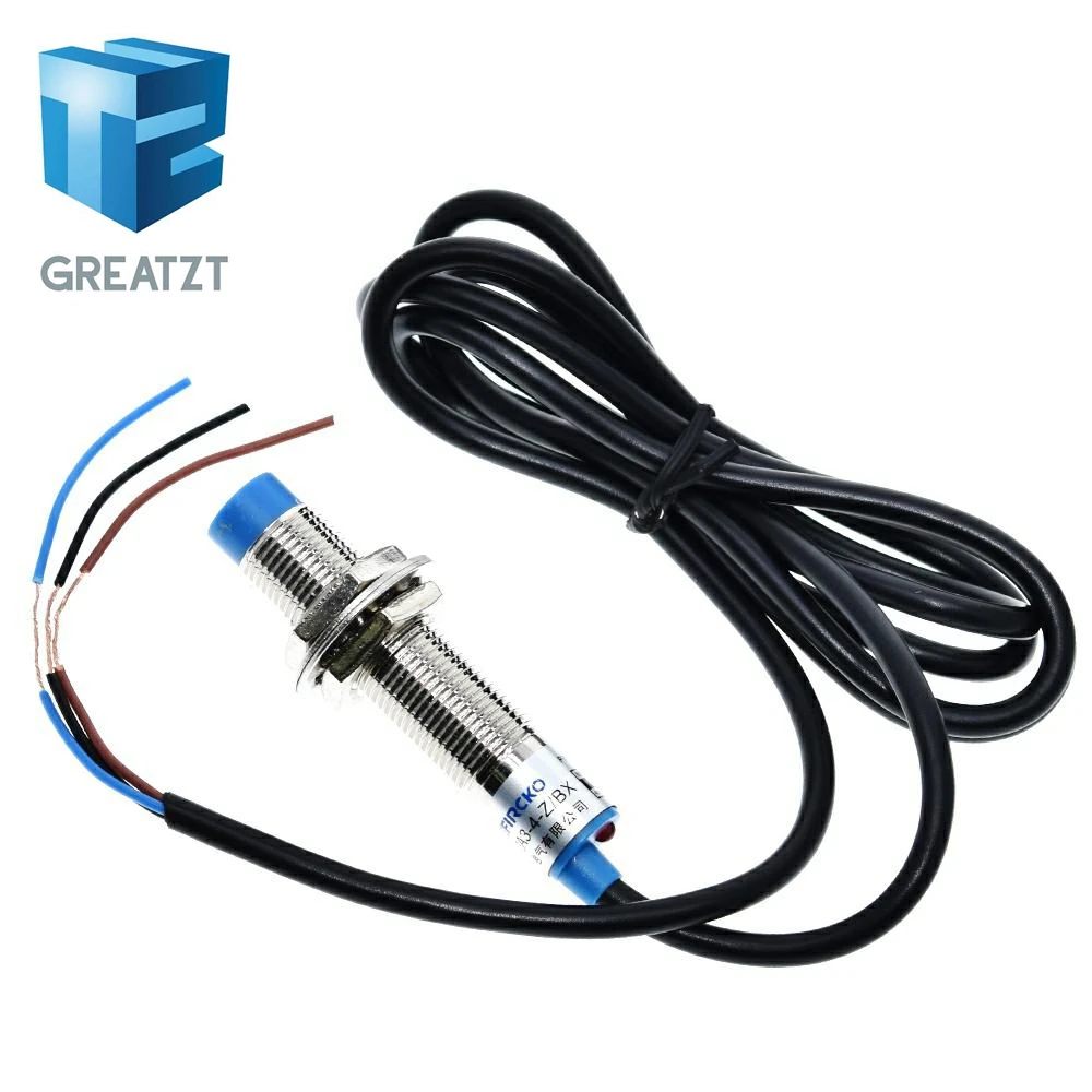 GREATZT LJ12A3-4-Z/BX LJ12A3-4-Z/BY New Inductive Proximity Sensor Detection Switch NPN DC 6-36V for Arduino