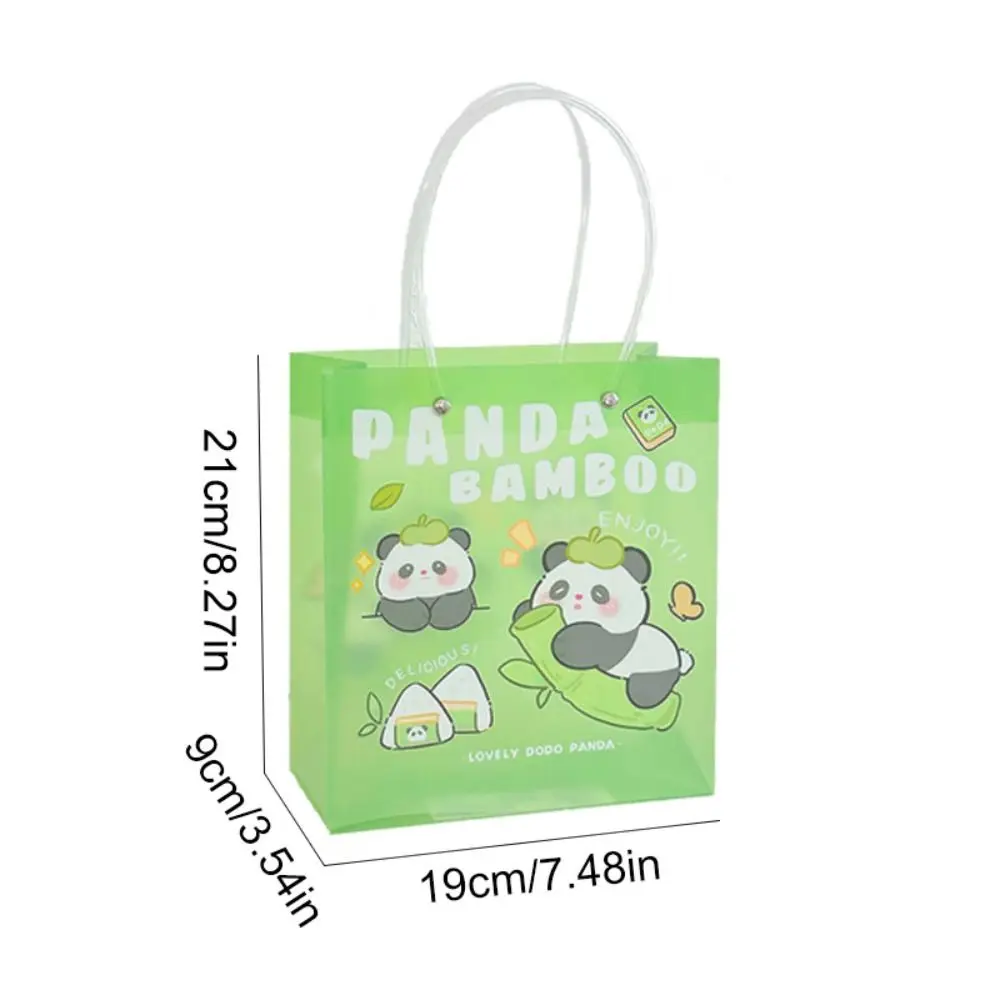 Sacola do Panda de Grande Capacidade, Kawaii, Multi-função, Bolsa Clara, Casual, Unisex, Comutar, Bonito