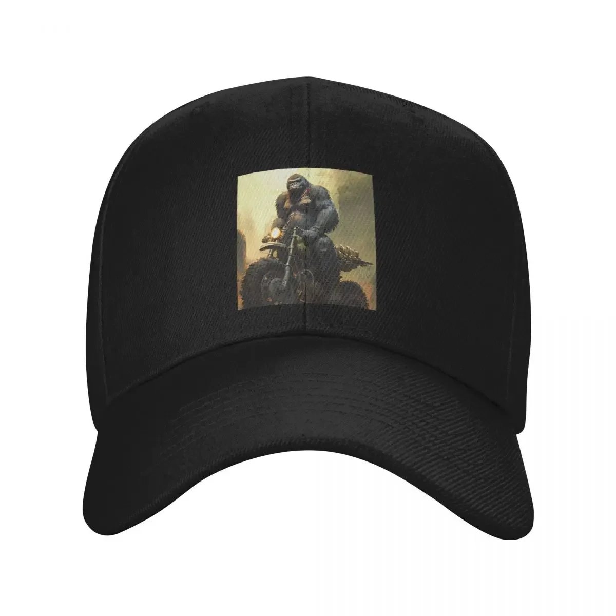 Mountain Gorilla Dirt Biking Gorilla Cool Ape Baseball Cap luxury woman cap Unique hats Big Size Hat Men Luxury Brand Women's