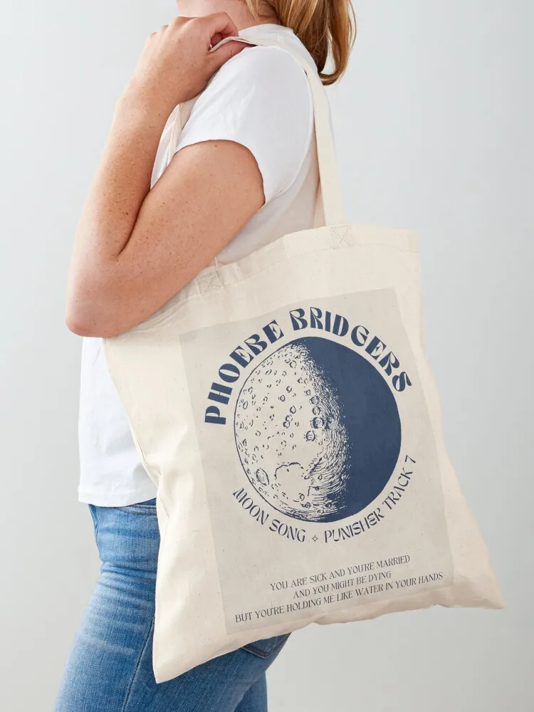 

phoebe bridgers moon song aesthetic poster Tote Bag bags woman 2025 Canvas bag for women Lady bag Women's shopping