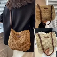 Elegant Light Paper Rope Bag - Bohemian Handmade Style, Hot-Selling Beach/Casual Bag (Crossbody & Shoulder Tote) - Image 5