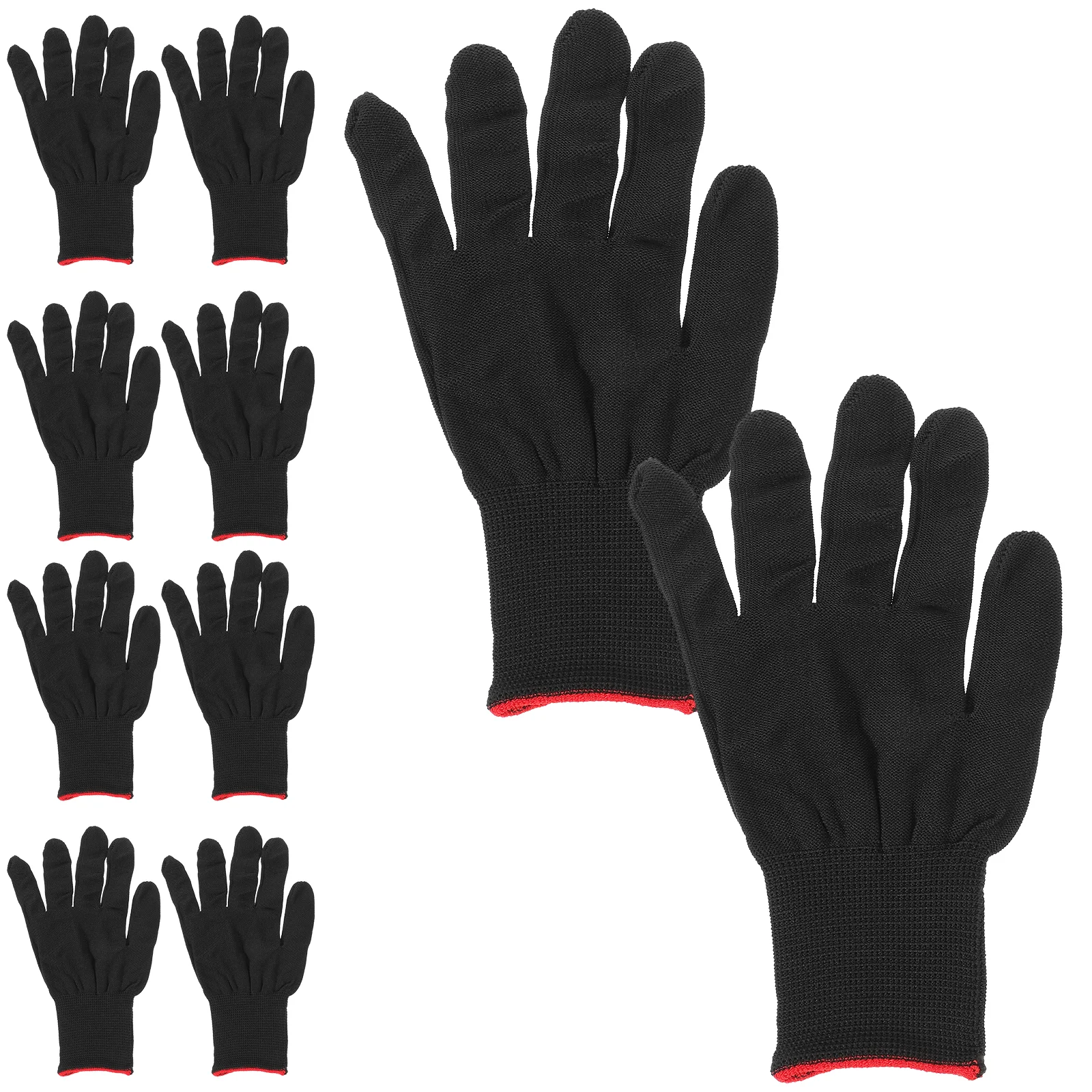 12 Pairs XL Polyester Anti Static Knit Gloves for Work Industrial Production Laboratory Electronic Assembly SafeComfortable