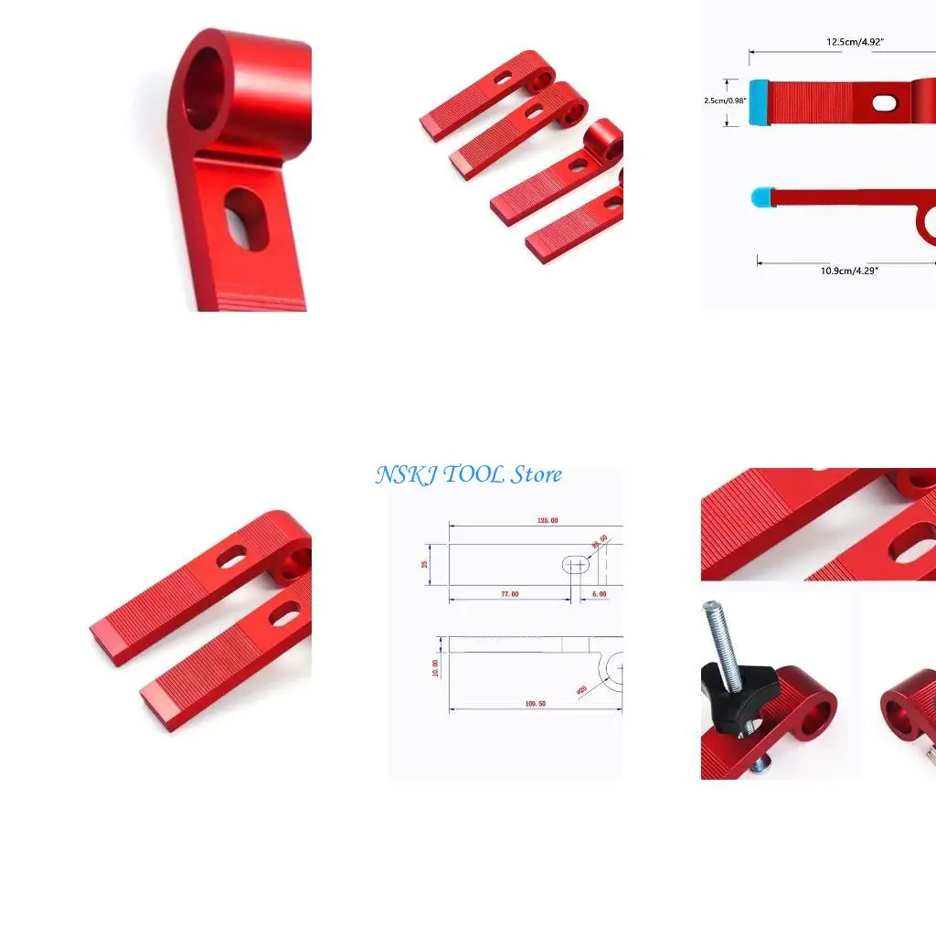 

L8RC 4Pieces T-Slot Slider Miter T-Track jig incement offture Свальный стол