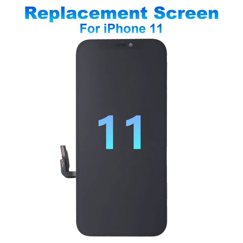 

Hot TTKK LCD Display For Iphone 11 TFT Incell Display Screen Replacement Digitizer Assembly No Dead Pixel Touch Screen