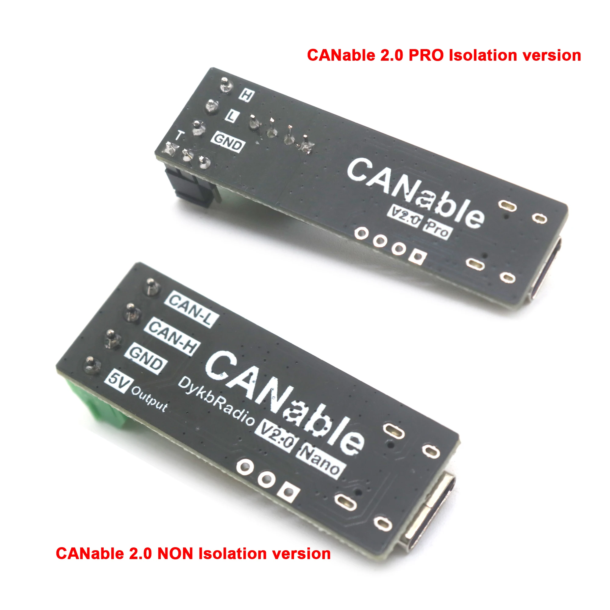 Type-C USB To CAN CANable 2.0 Cangaroo Candlelight CAN-FD SLCAN Debugger CAN Bus Analyzer Debugging Tool Software Communication