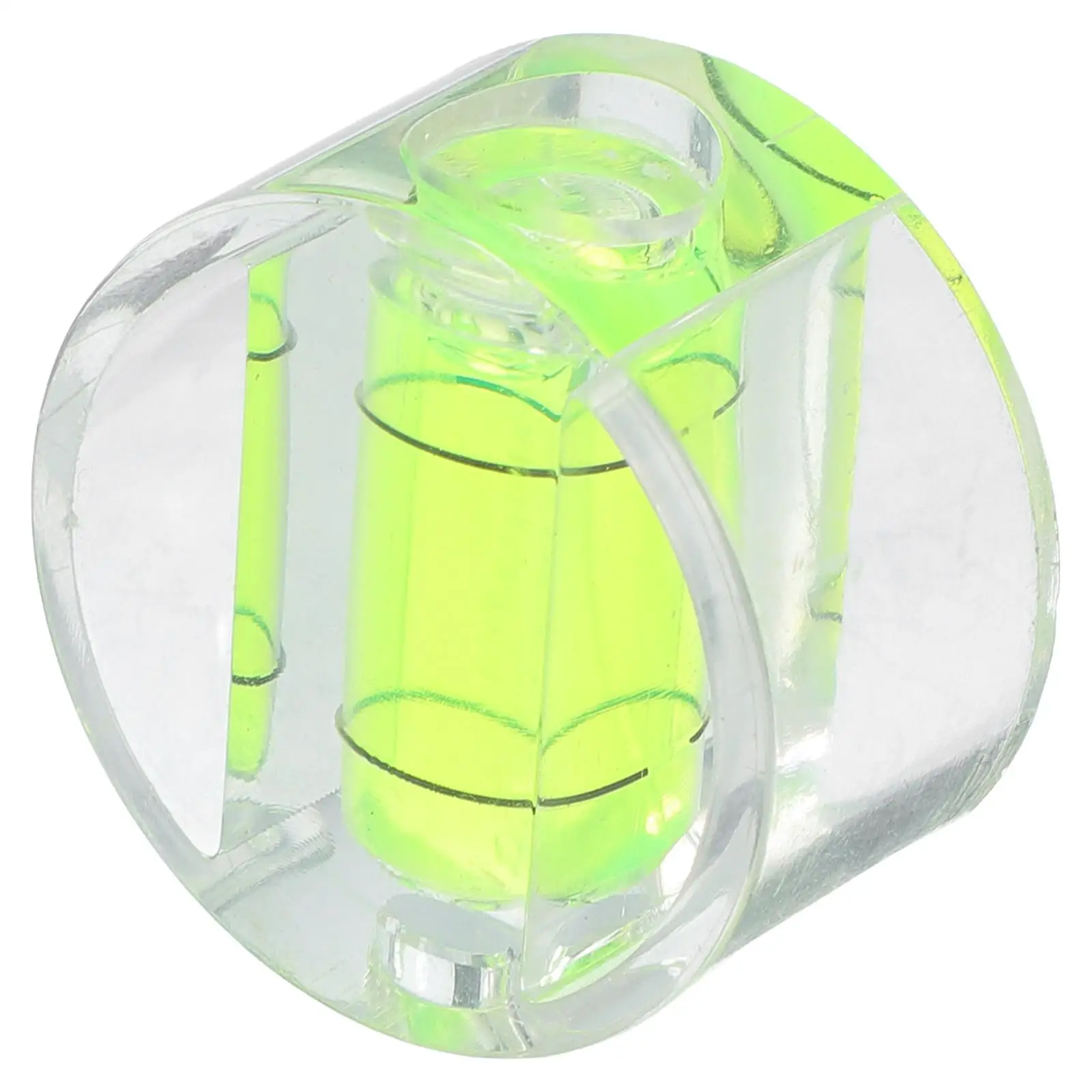 Acrylic Leveling Tool Light Green Measuring Instrument Spirit Level High Precision Bubble Ruler Stair Round Foldable