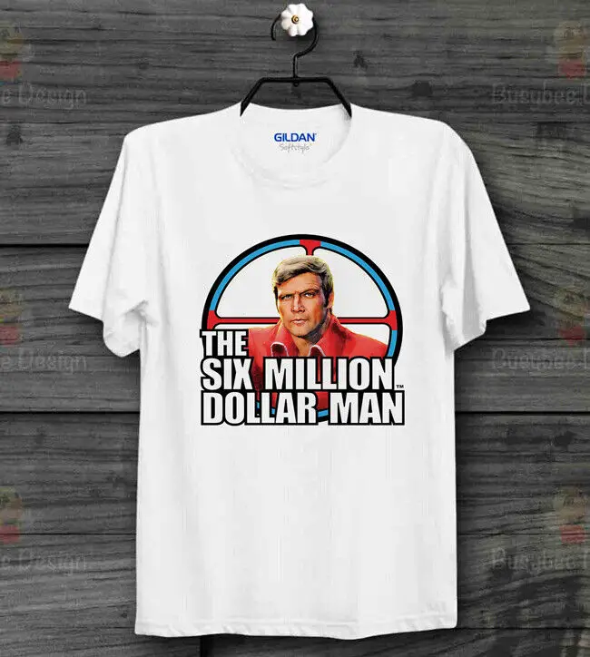 

The Six Million Dollar Man Steve Austin 70s retro CooL Unisex T Shirt B49