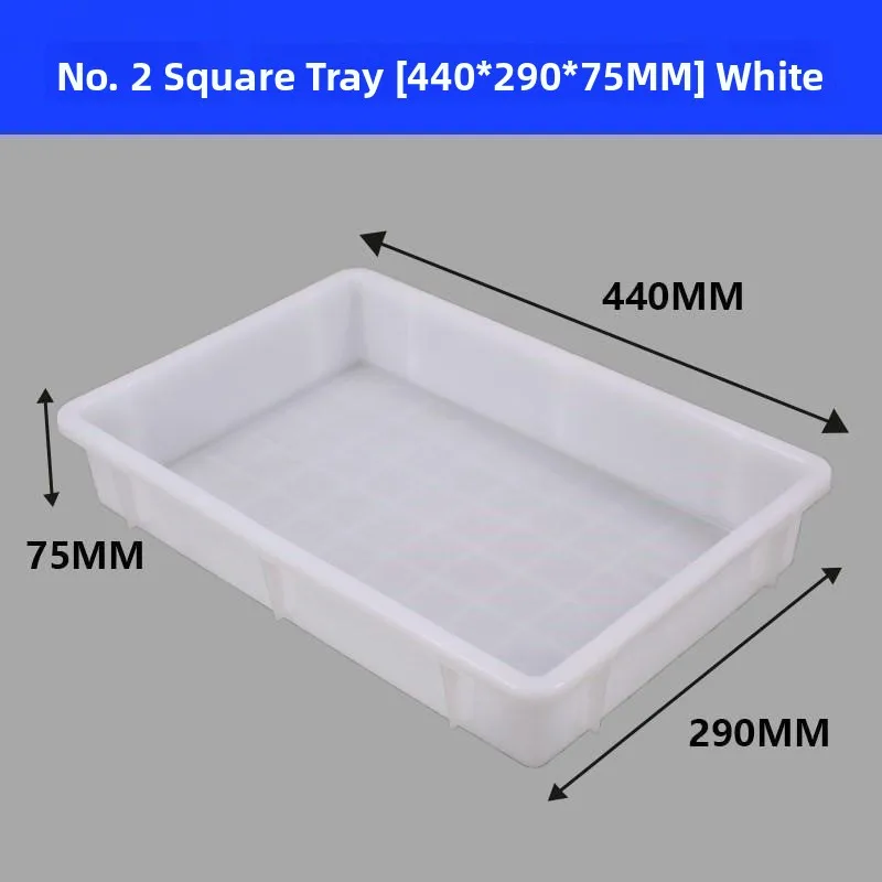 

Thickened Plastic Rectangular Tray Pigeon Bathing Basin Livestock Storage Dish Portable Relay Box Household Cleaning Tools