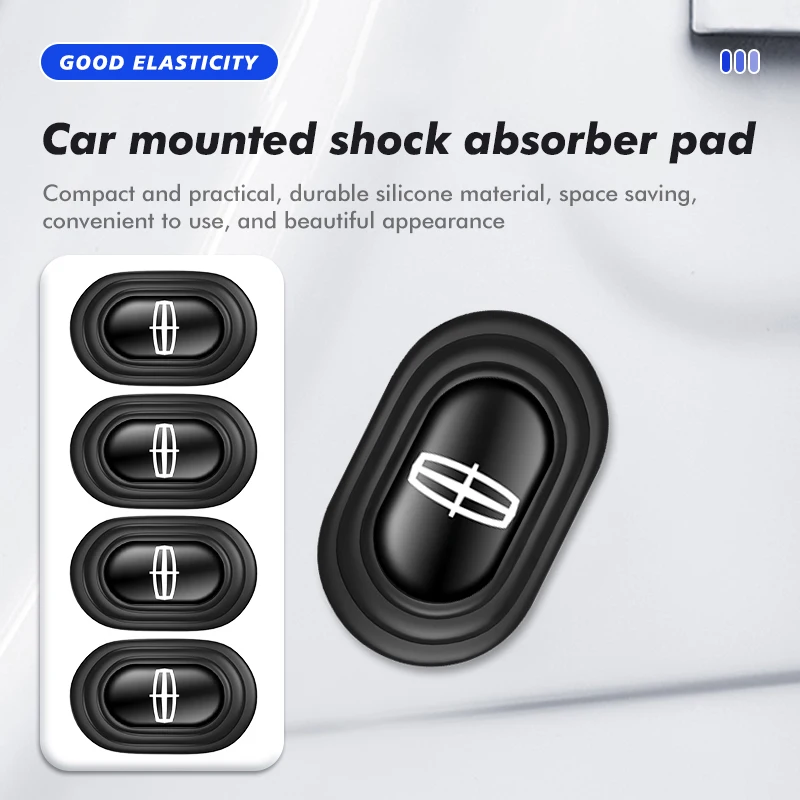 Amortecedor da porta do carro Amortecimento Bater Pad, Adesivo para Lincoln Aviador, Navegador, Continental, Nautilus, Flyer, Corsair, 8pcs