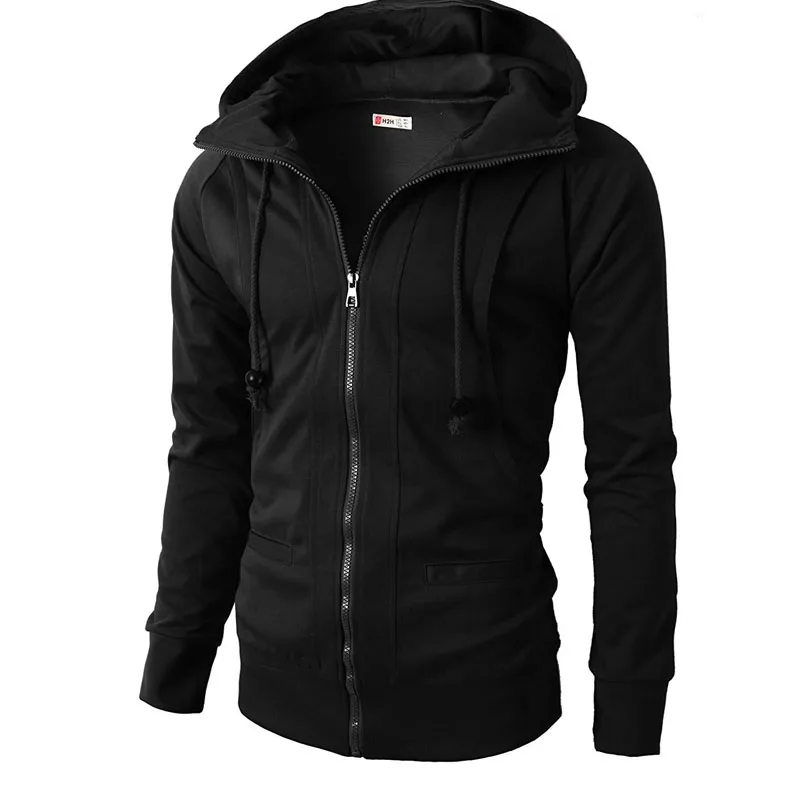 2023 Männer Hoodies Sport jacke Reiß verschluss Fitness Kapuze Herren Sweatshirt lässig männlich einfarbig Frühling Oberbekleidung Kleidung my042