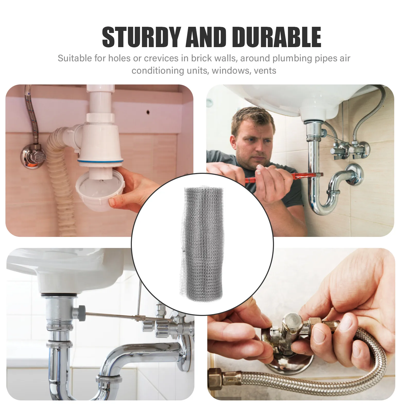 

Сетка из нержавеющей стали, мягкая, износостойкая, защита от грызунов, для вентиляционных отверстий, окон, кирпичных стен, товары для дома