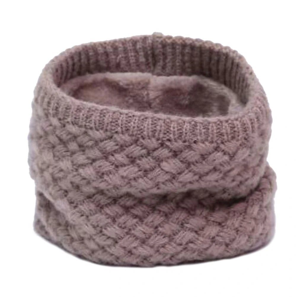 

Warm Knitted Scarf Solid Chunky Oversized Wrap Winter Neckerchief Warmer Circle Hair Travel