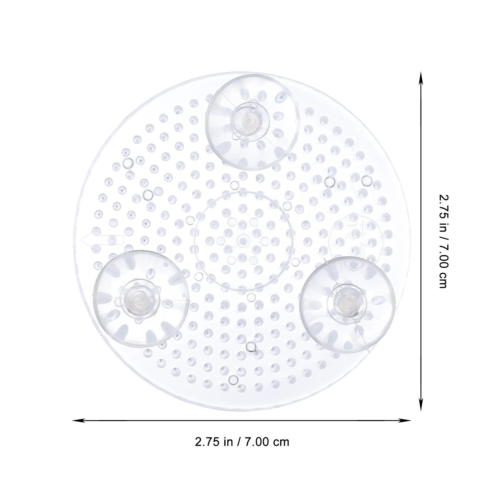 

4Pcs Clear Flower Frog Pin Holder Durable Plastic Floral Fixation Base for Professional Arrangements Clear Flower Frogs