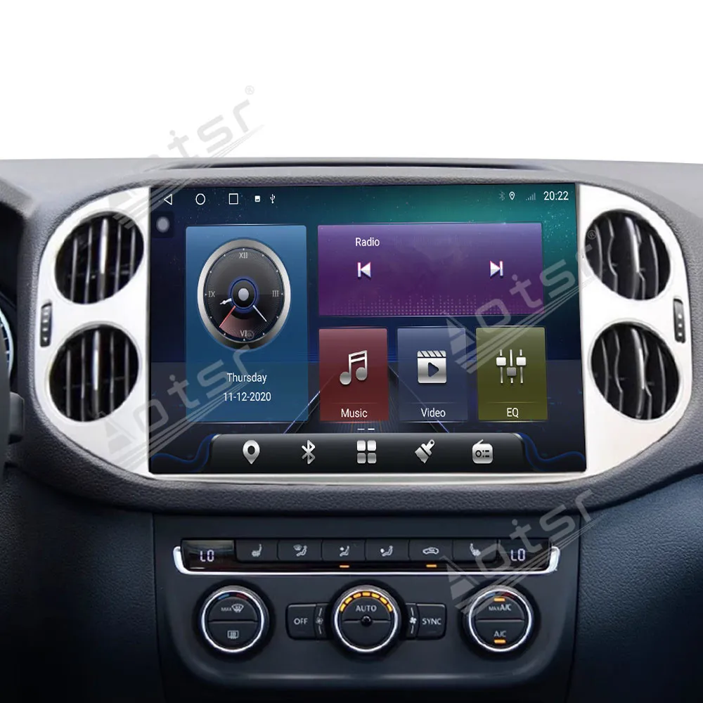 10.2’’ Android 14 Carplay For Volkswagen Tiguan 2010-2016 GPS Navigation Car Radio HD Touch Screen Multimedia Auto Stereo