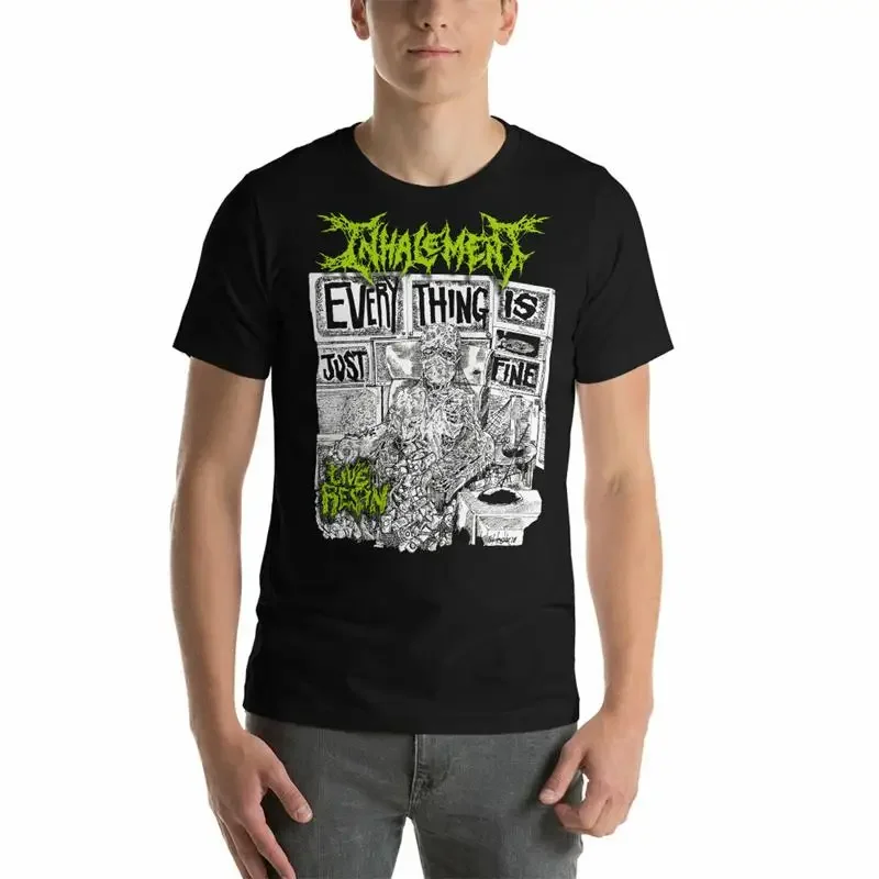 INHALEMENT Live Resin T Shirt NEW Cryptopsy Dying Fetus Suffocation Immolation