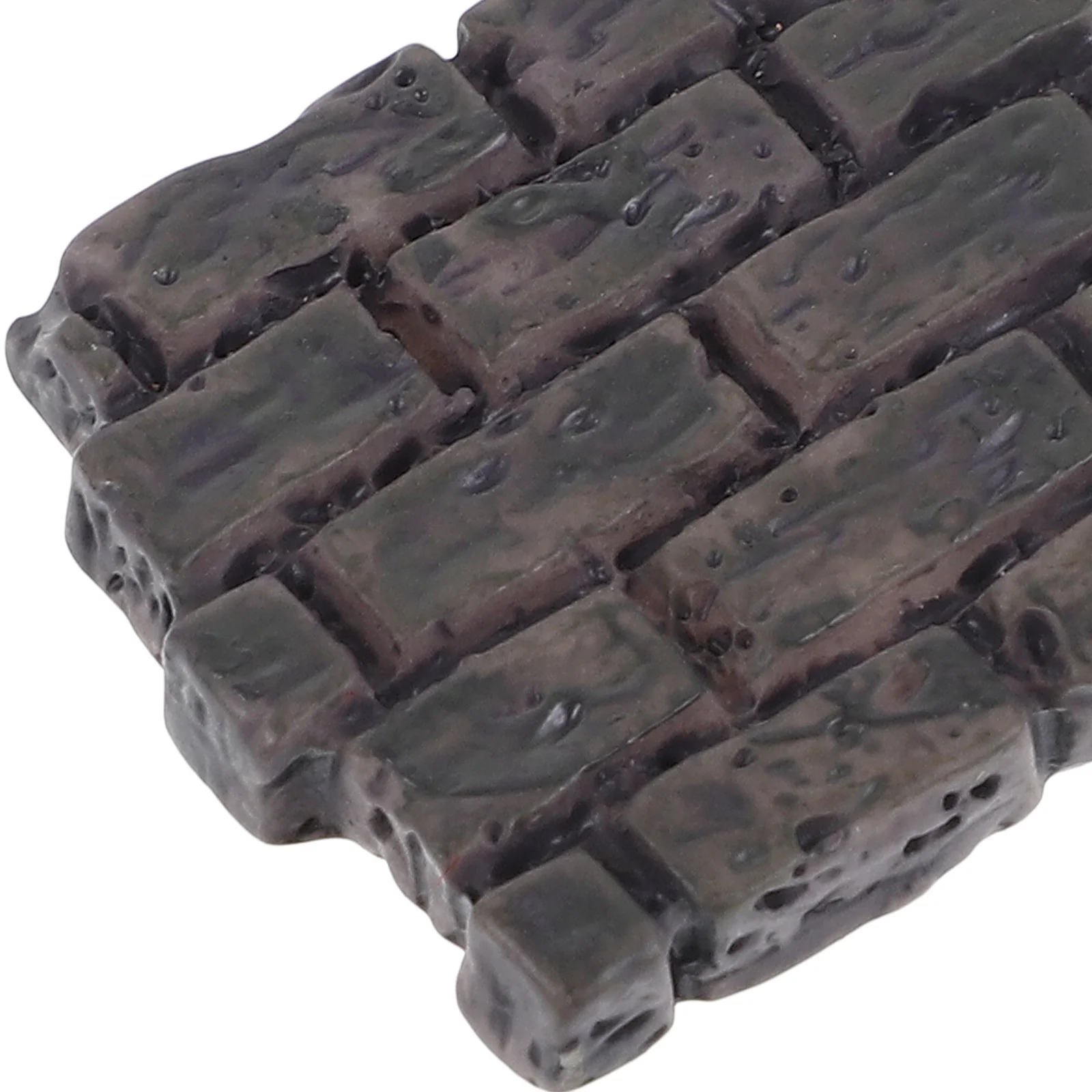 10 pçs micro paisagem tijolos em miniatura simulação realista tijolos de parede para diy artesanato suprimentos arquitetônicos decoração do jardim de fadas