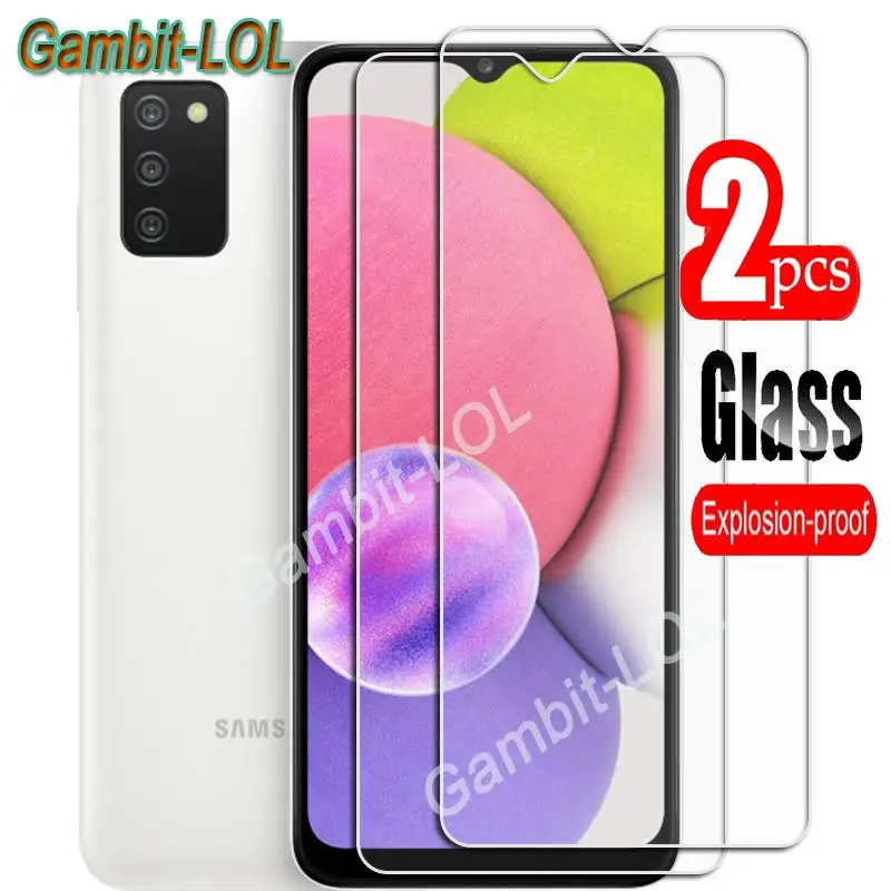 For Samsung Galaxy A03s Tempered Glass Protective ON SM-A307F 6.5Inch Screen Protector Smart Phone Cover  Film