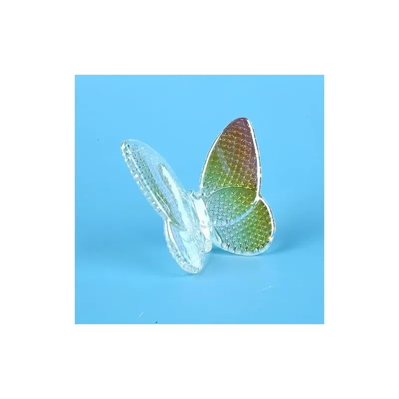 for Wholesale custom exquisite decorative transparent butterfly stained glass handicrafts, for home decoration, can be