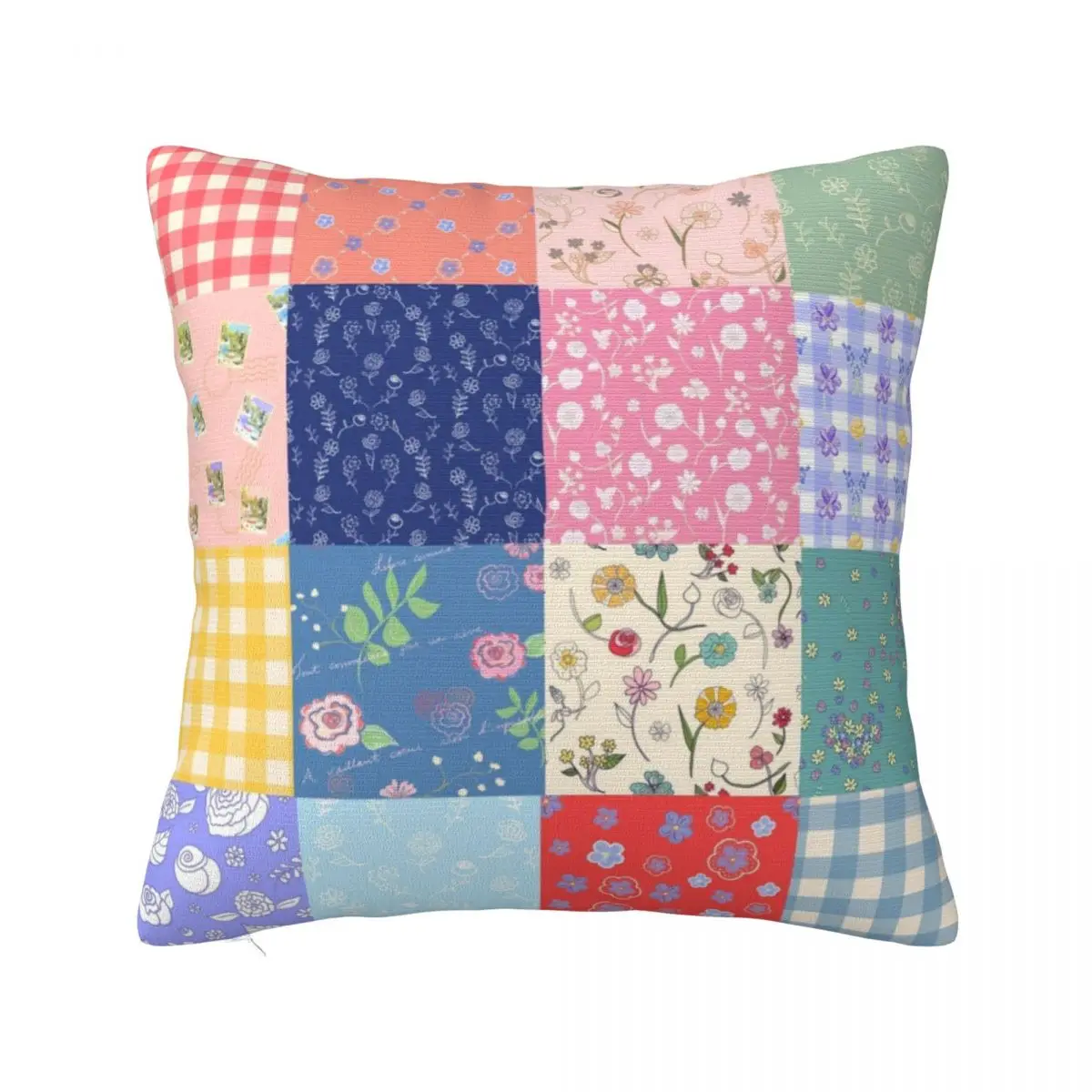 

Happy summer patchwork Throw Pillow Pillowcases Cushion Covers Sofa Sofa Cushion Cover Sofa Covers Decorative Cushions