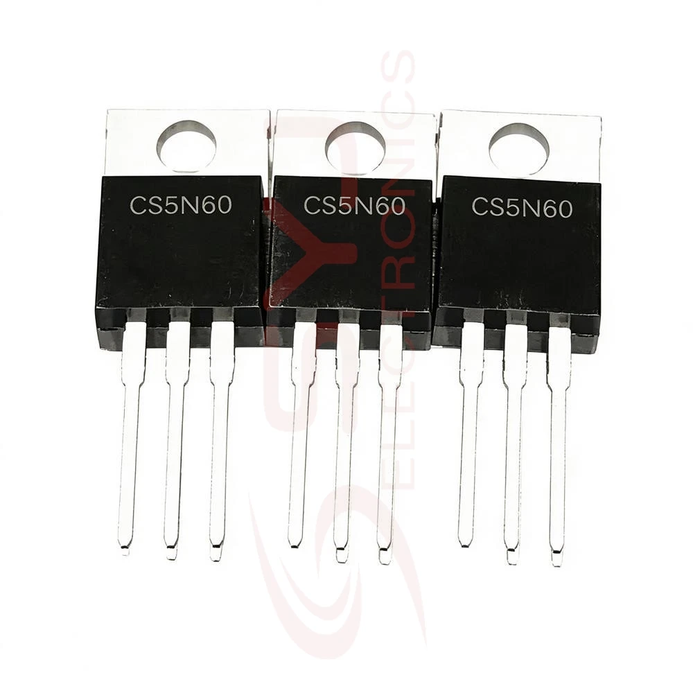 5PCS CS5N60 CS5N60A8HD 5A600V STP4NC60 P4NC60 IXTP1N60P SF164C IRF9Z22 -50V 8.9A FQP5N50C 5A 500V TO-220