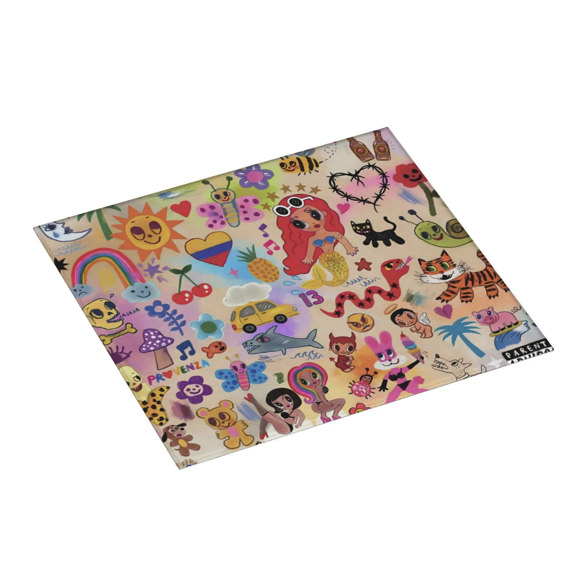 Manana Sera Bonito Colombian Music Singer Karol G Non‑Slip Waterproof Absorbent Barware Tableware Drying Mat For Kitchen