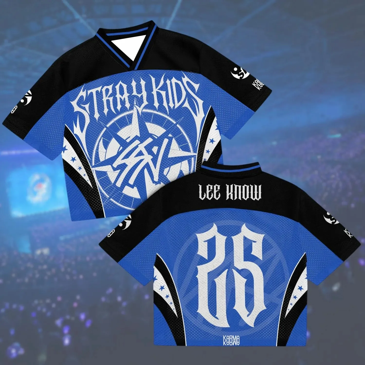 Replica Y2K Concert Fan Family Matching T‑Shirt,3D Printed Star 23 Gothic Font Mesh Jersey Tops for Adult Kids Street Fashion Te
