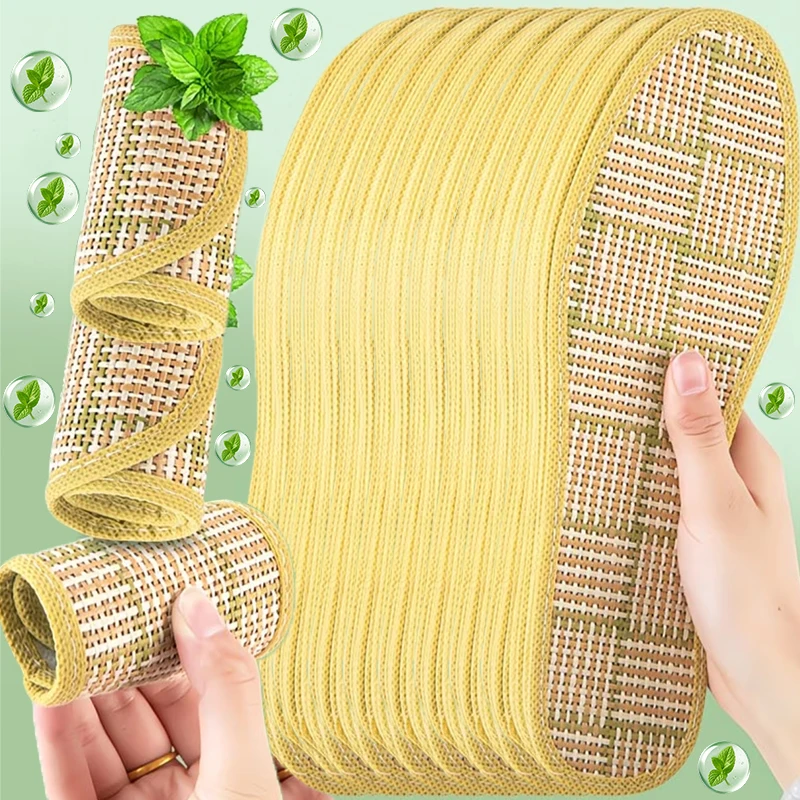 Summer Breathable Insoles Anti-Odor Sweat Absorbent Shoe Pads Comfortable Extra Thin Foot Care Sports Shoe Pad Men Women Outdoor