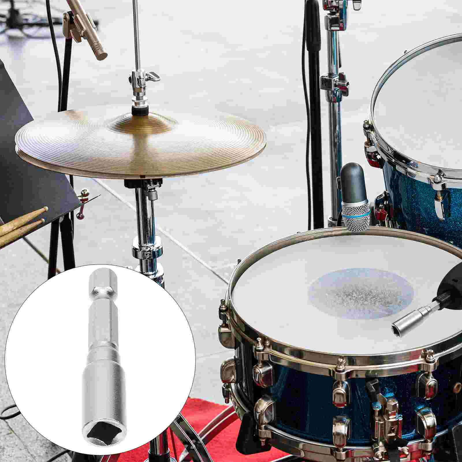 

Drum Traps Wrench Key Keys Metal Tool Electric Silver Alloy Steel Tuning Keychains