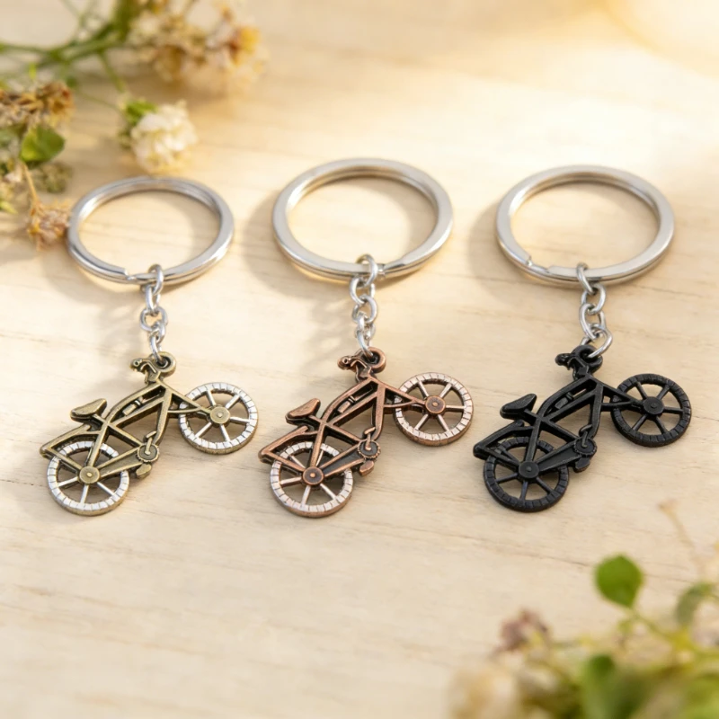 1 unidad, nueva moda, llavero de bicicleta de Metal tridimensional 3D, llaveros originales del abogado ace, soporte para credenciales, regalo
