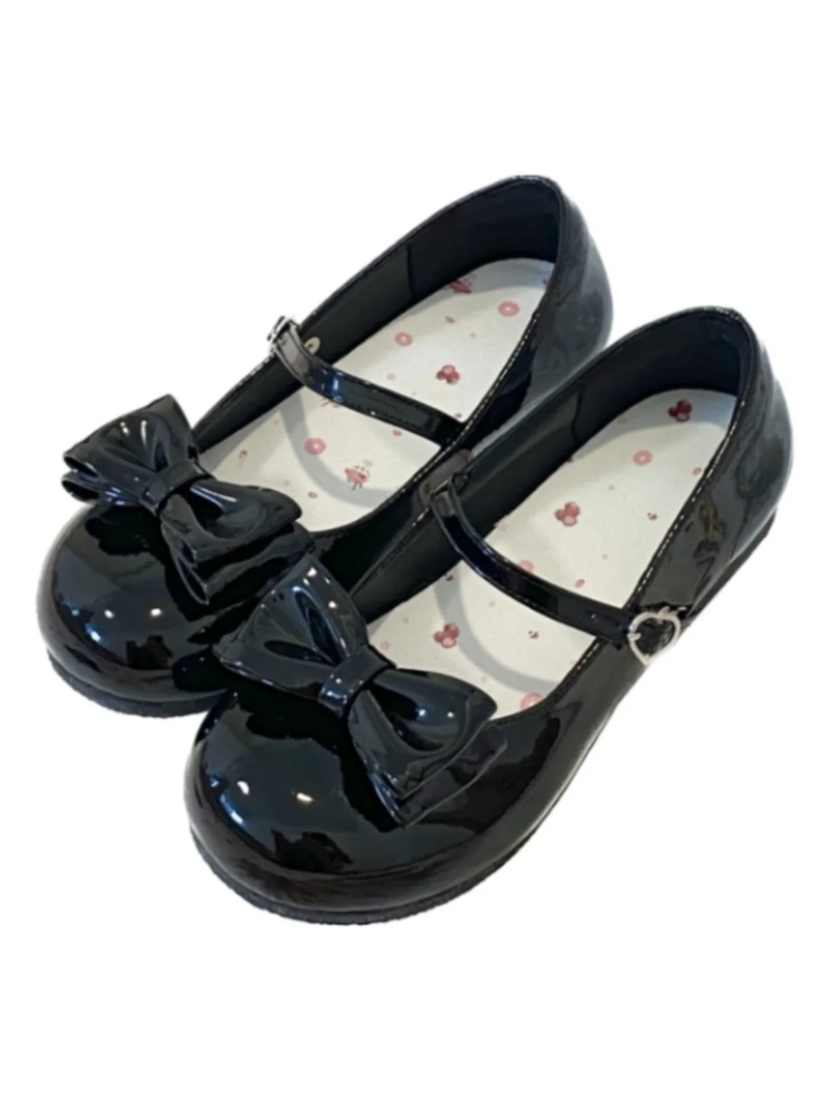 Harajuku Japanese Lovely Bow Tie Lolita Sweet Bowknow Mary Jane Low Heel Round Toe Lo Shoe Girl Students Shoes Soft Girl Pump