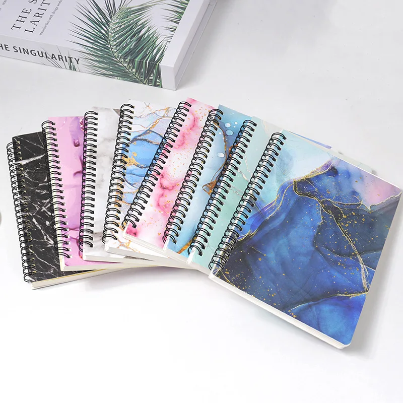 Thickened Notebook A5 Flip Coil Notepad Portable Diary Agenda Plan 2025, 2024