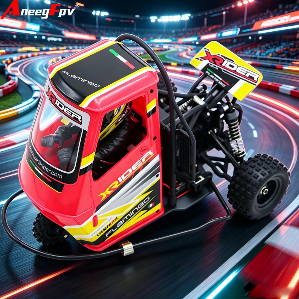 RC Car Remote Control  Car 2.4G X-Rider 1/8 Piaggio Ape 1:8 2WD Kids Battery Powered Drift Cars RTR Toy for Children