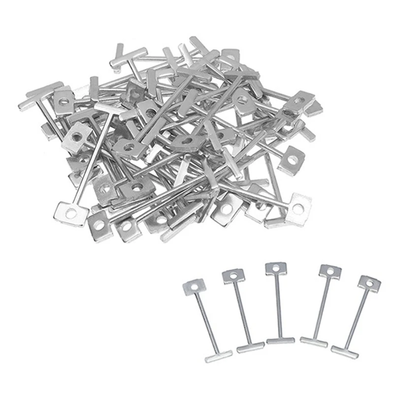 100 шт., сменные стальные иглы для выравнивания плитки, 2,0 мм