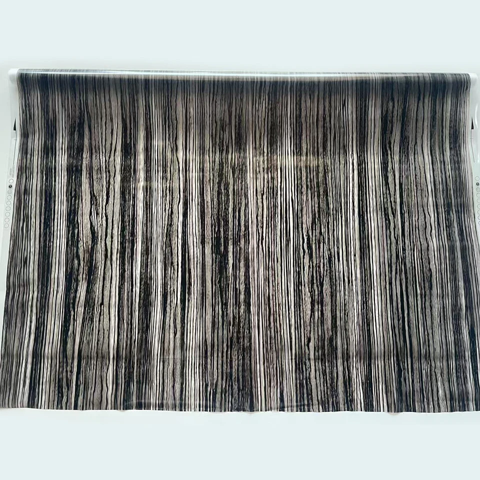 Black Wood Grain Hydro Dip Film 0.5Mx2M - Water Soluble Transfer Paper for Car Interior DIY, Peelable Vinyl Wrap 242 - view 3