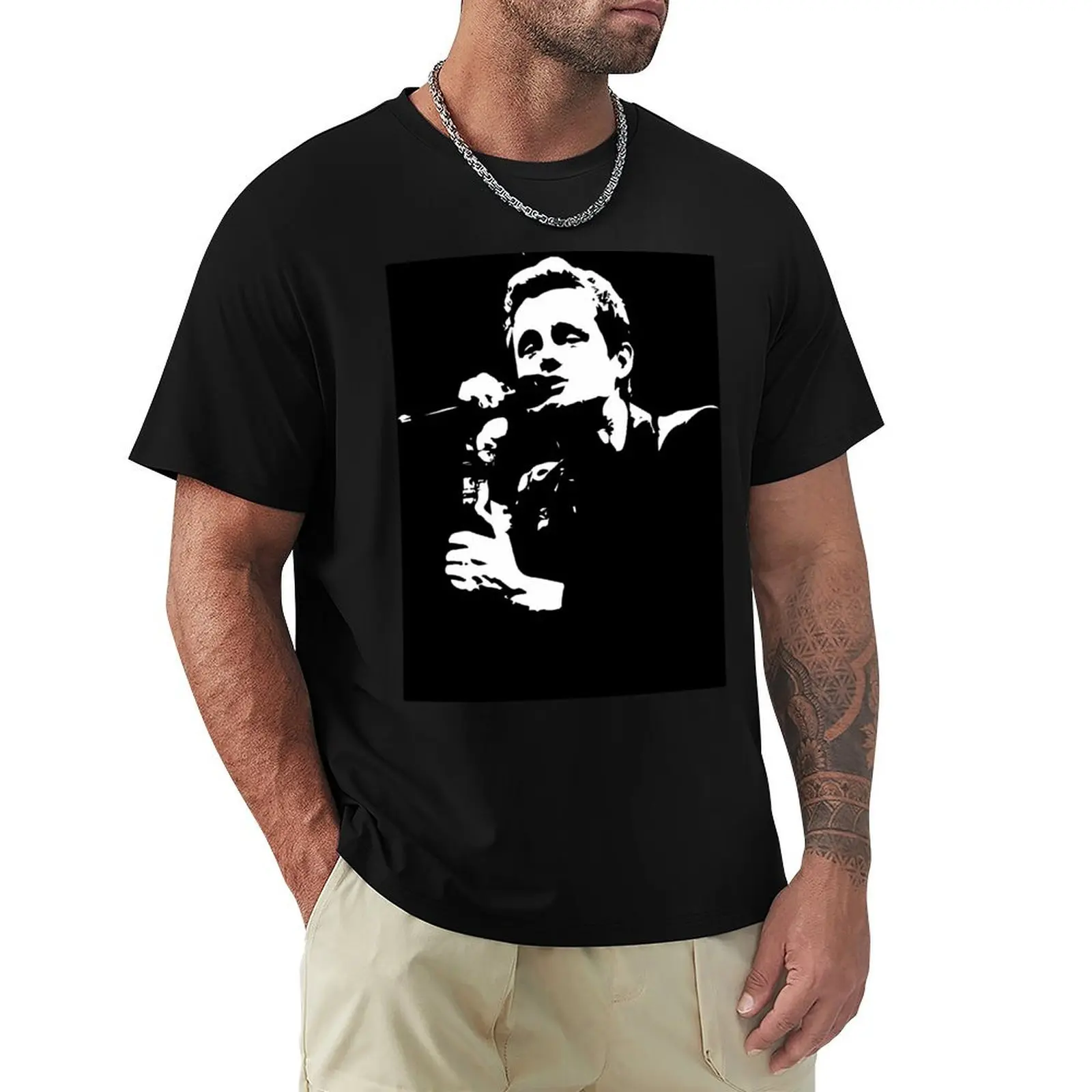 

Tom Chaplin Print T-Shirt kawaii clothes tops anime t shirts mens workout shirts