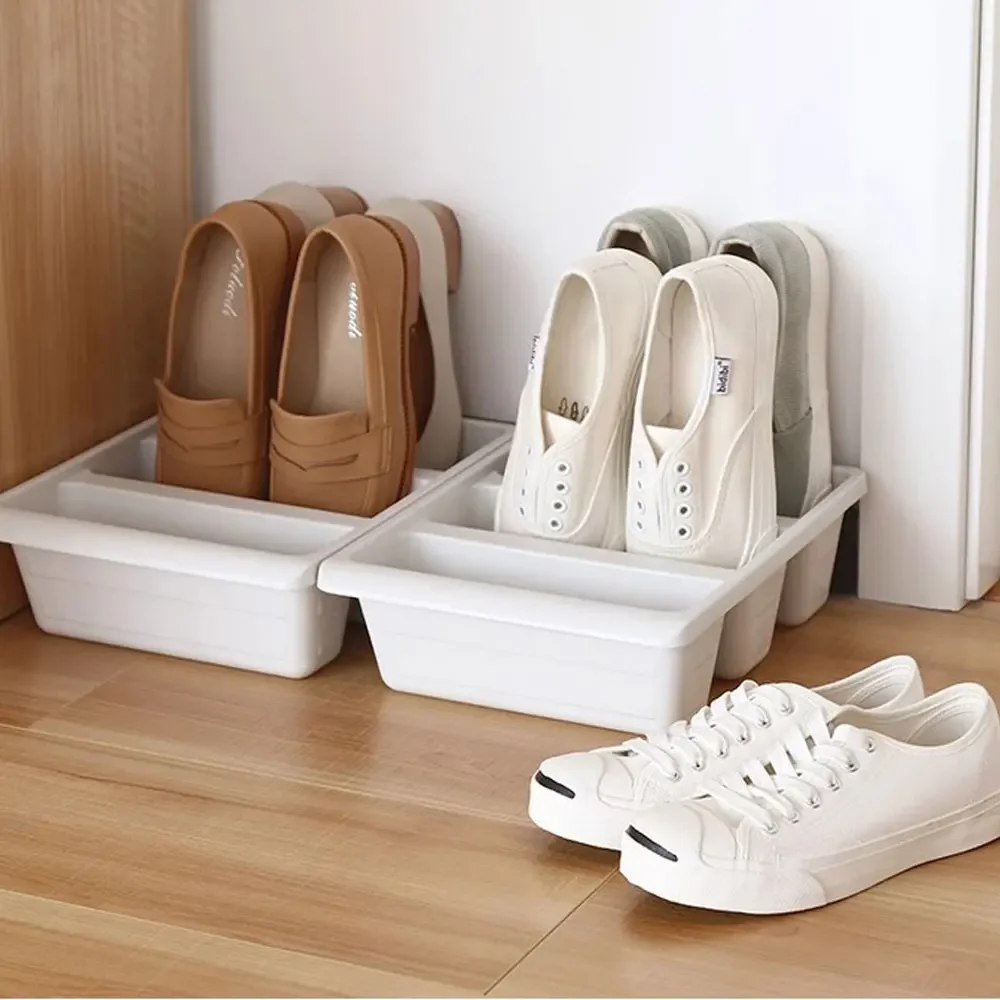 

Newest 3 Grid Shoe Rack Stand Shelf Holder Shoe Organizer Shoes Storage Racks Cabinet Organizer Slot Shoebox Dish rack organizer