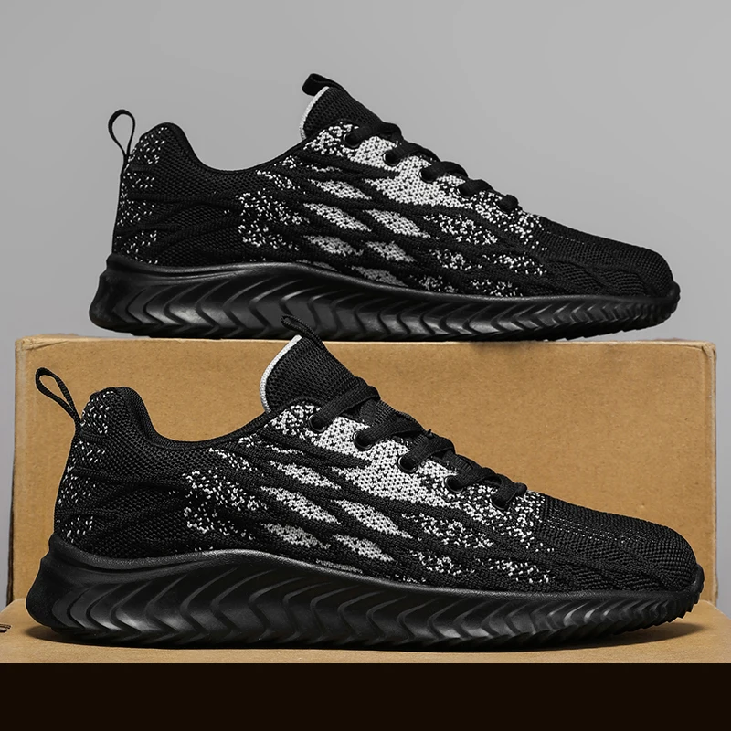 

Men Casual Shoes Falt Walking New Breathable Non Slip Jogging Shoes Fashion Lightweight Mesh Outdoor Trendy Sneakers for Man