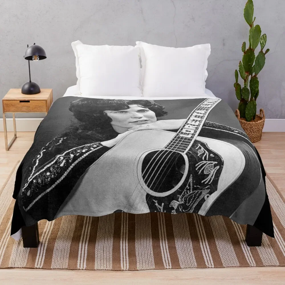 Loretta Guitar Throw Blanket Shaggy Giant Sofa Decoratives Beach Blankets