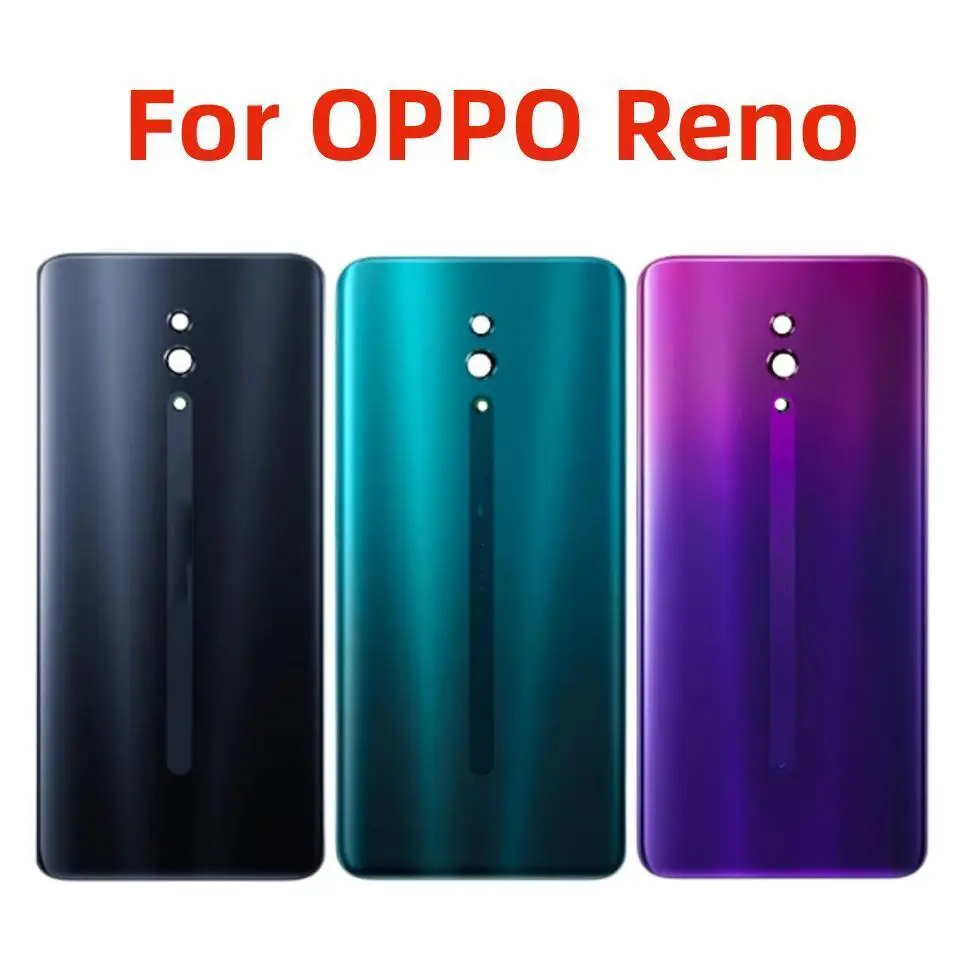 

Новое заднее стекло для OPPO Reno CPH1917 задняя крышка батарейного отсека задняя крышка