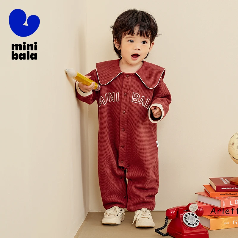 

Mini Bala Onesie Boys and Girls Baby Onesie Pure Cotton Comfortable Outfit for Crawling