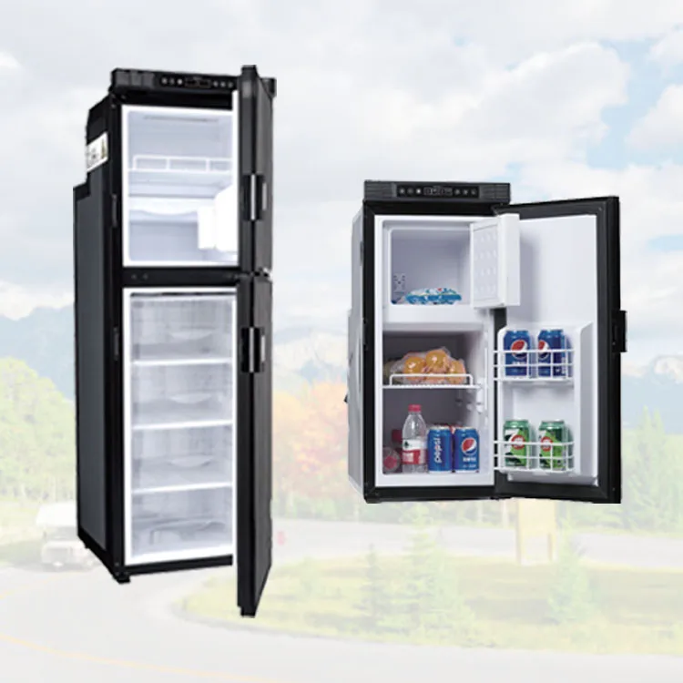 Hot Sale MOTORHOME PART RV Appliances 12V DC 60W Slim Compressor caravan Rv Fridge 93L Camper Van Refrigerator