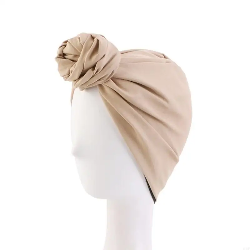 Stylish Stretch  Head Wrap Knotted  Turban for Women Hair Accessory Comfortable Knotted  Head Scarf Wrap 